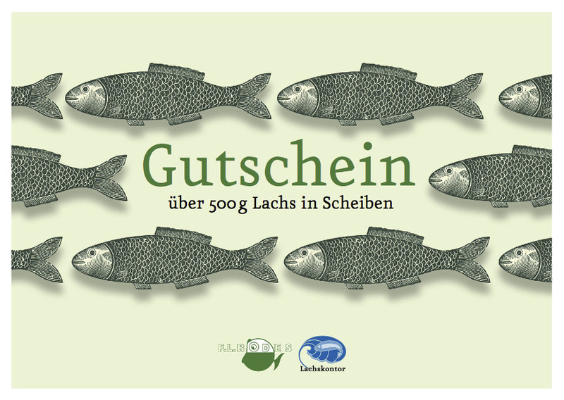 Geschenkgutschein über Räucherlachs oder Gravad Lachs